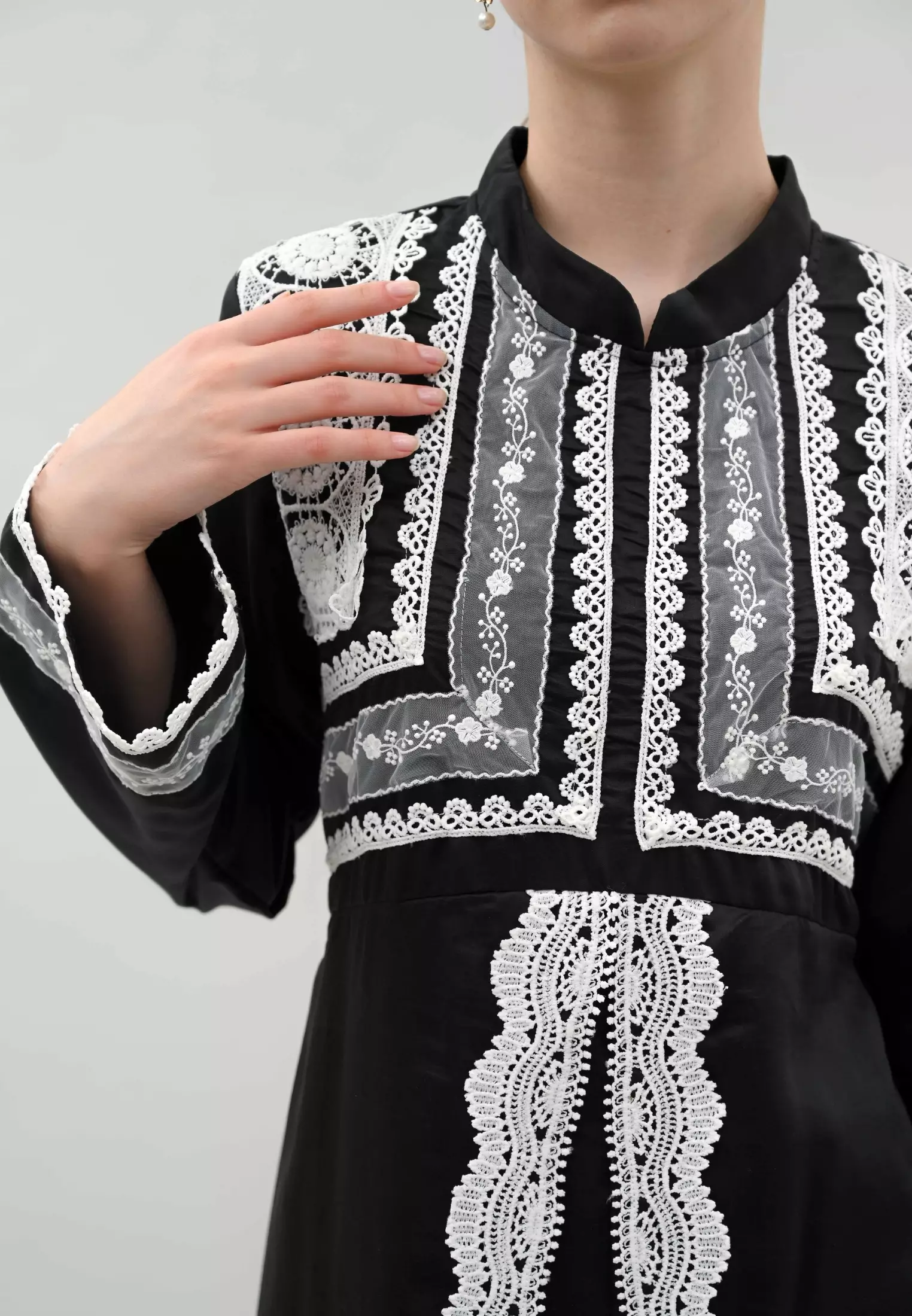 Liora Dress - Charcoal