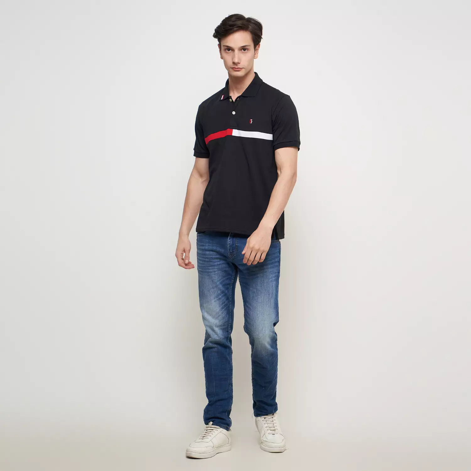 MATSUDA Kaos Polo Shirt Pria Kerah Merdeka