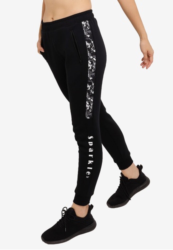 361° black Cross Training Knit Pants A38B9AA2B16F7AGS_1