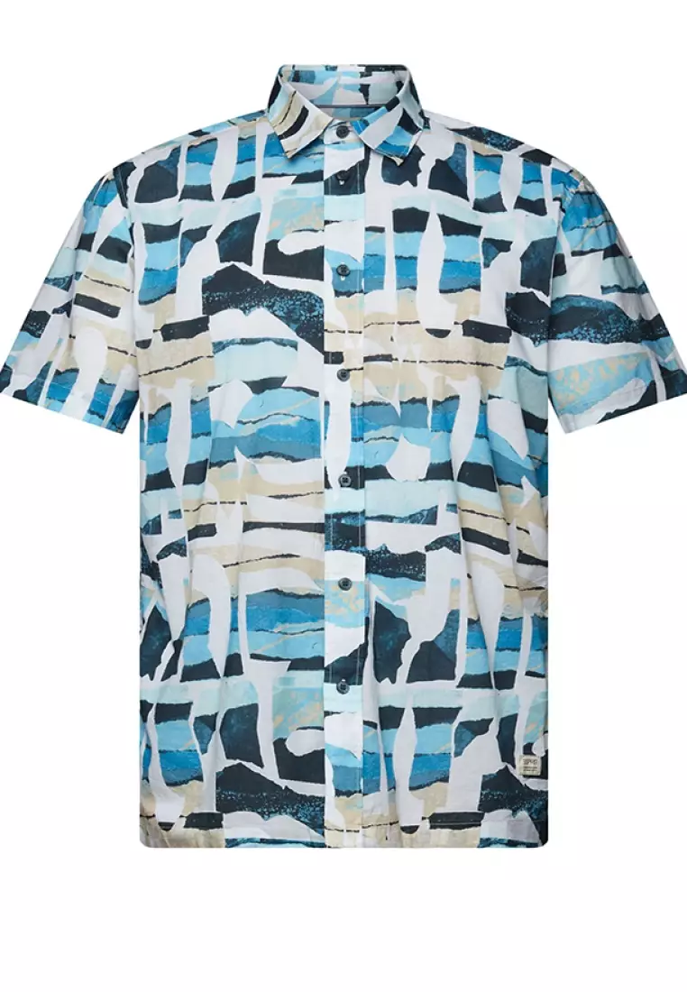 Buy ESPRIT Men Shirts Woven Short Sleeve 2024 Online | ZALORA Philippines