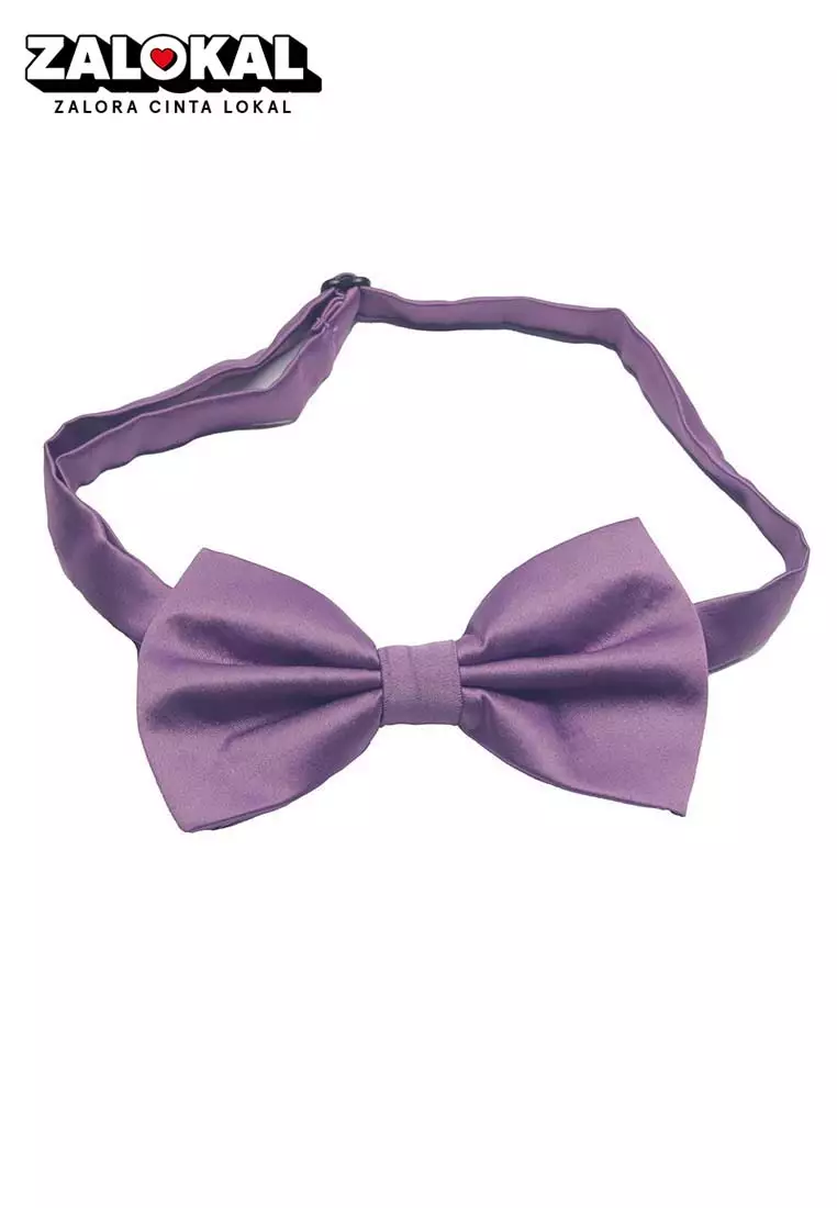 Dasi Kupu Bowtie Ungu Tua A15