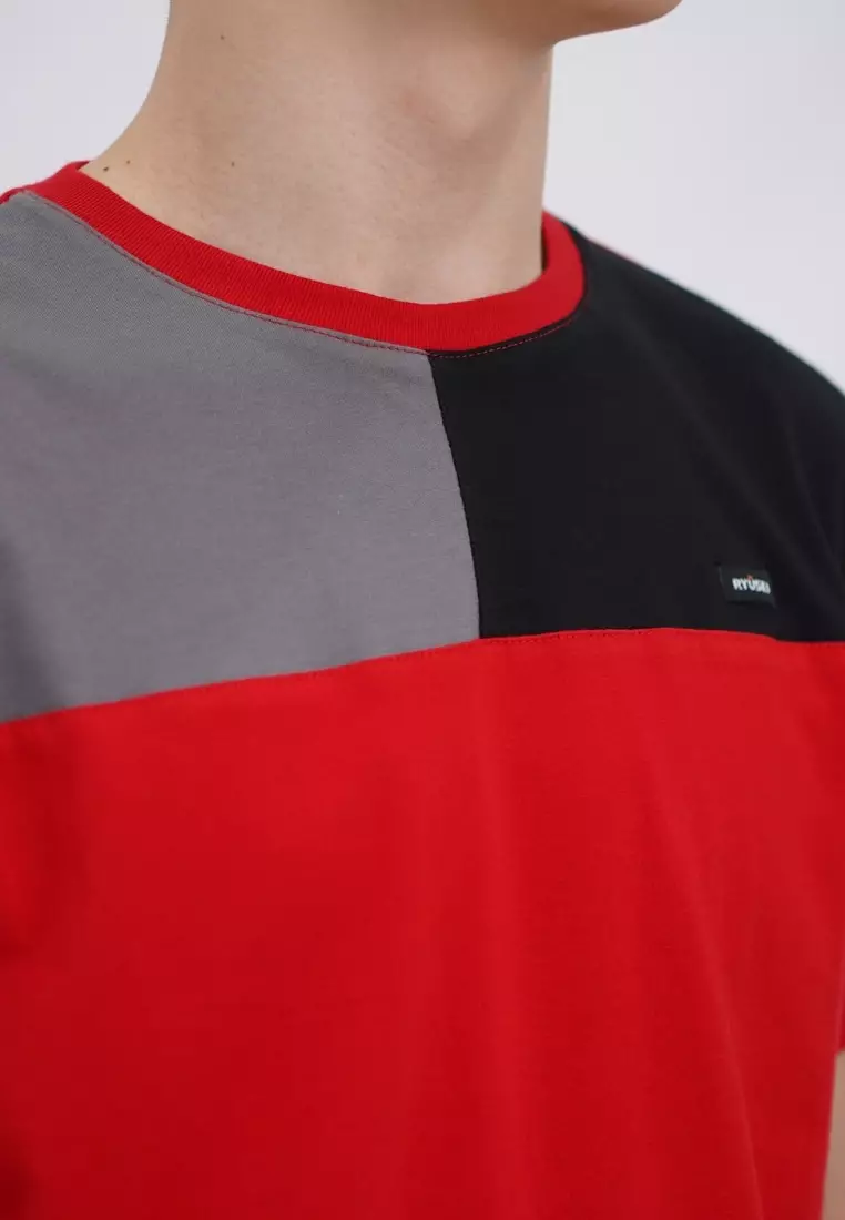 Ryusei Kaos Pria Katsugawa CMB Red