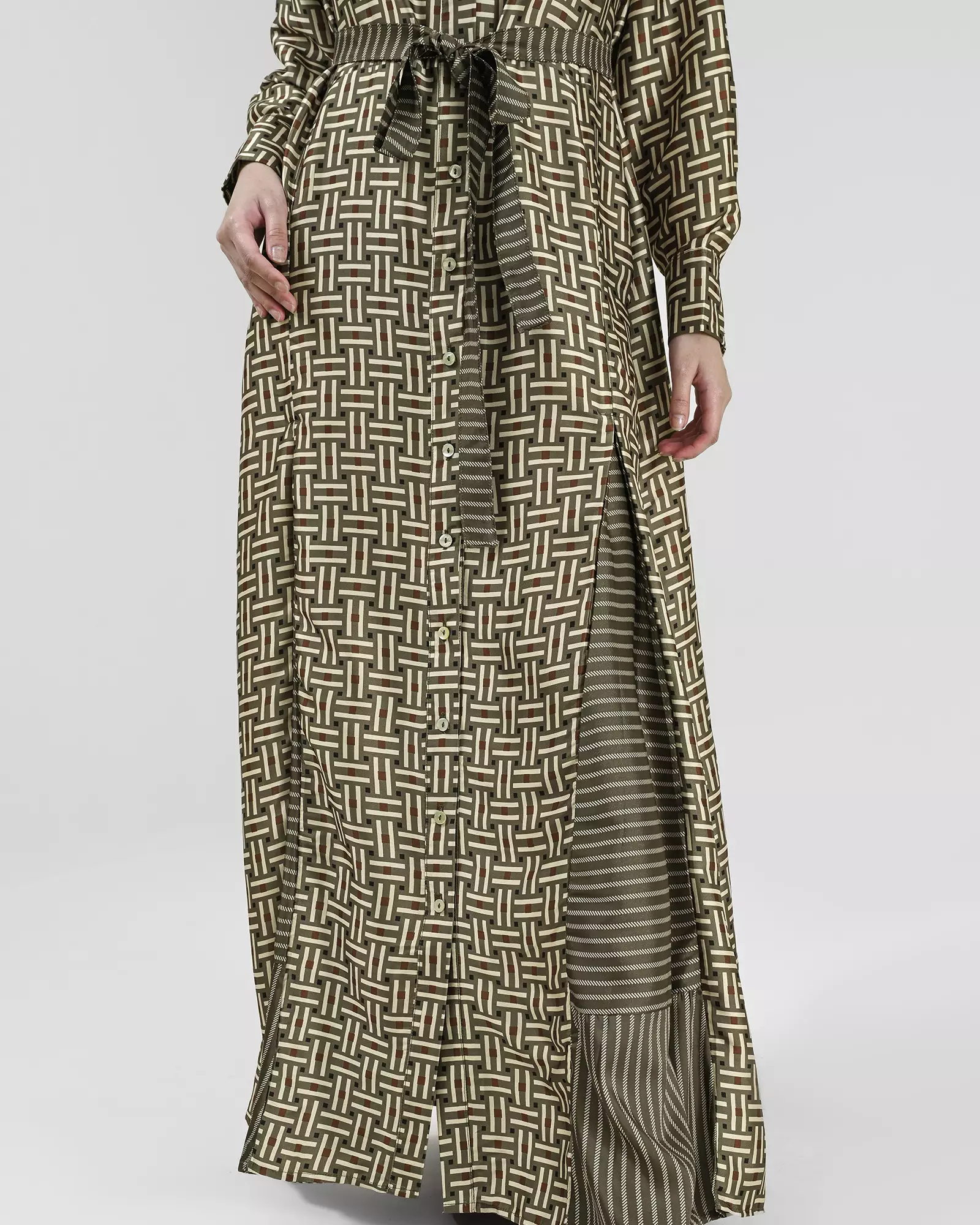 Geulis.id RAMANI DRESS - Taupe