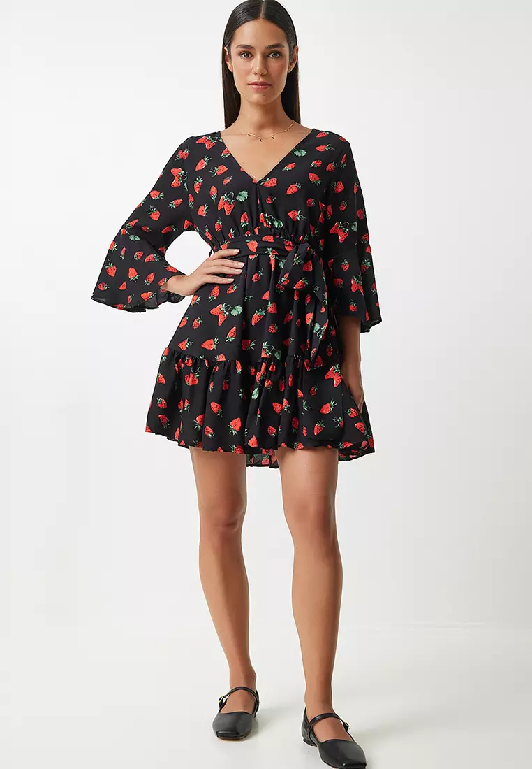 Strawberries Printed Dress
