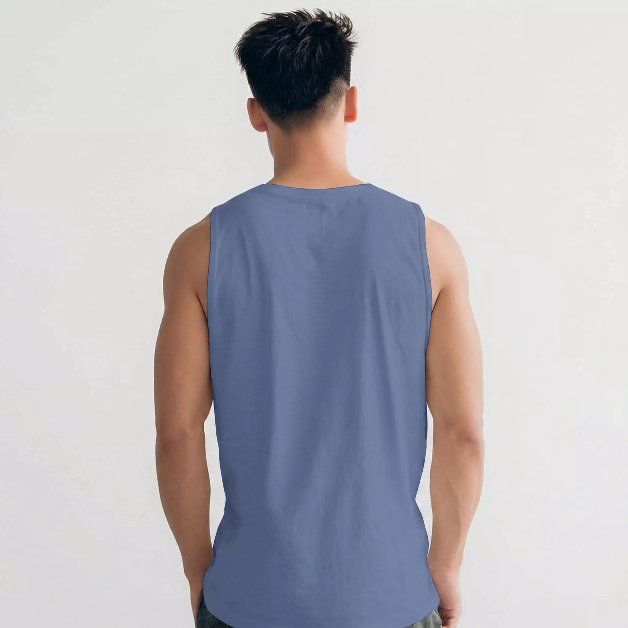 THIRDDAY Kaos Kutung Tank Top Instacool "pain and fuel" country blue MUA27