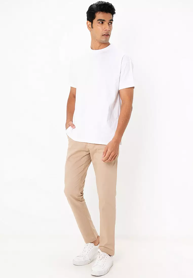 Premium Sateen Slim Chinos