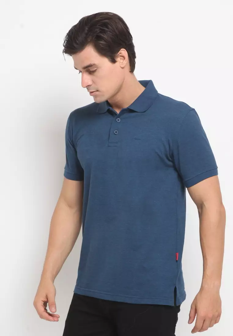 POLICE Polo Shirt Krah Polos Pria 207200201