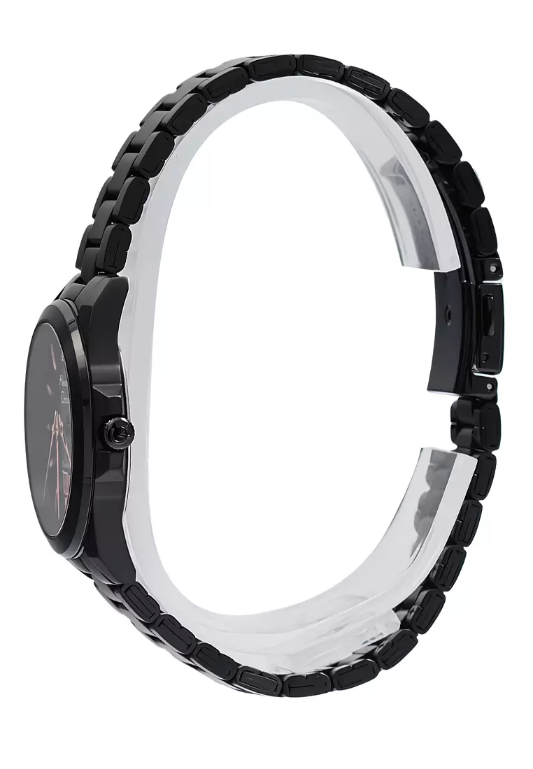 Alexandre Christie - Jam Tangan Wanita - Black - Stainless Steel - 8676LDBIPBARG