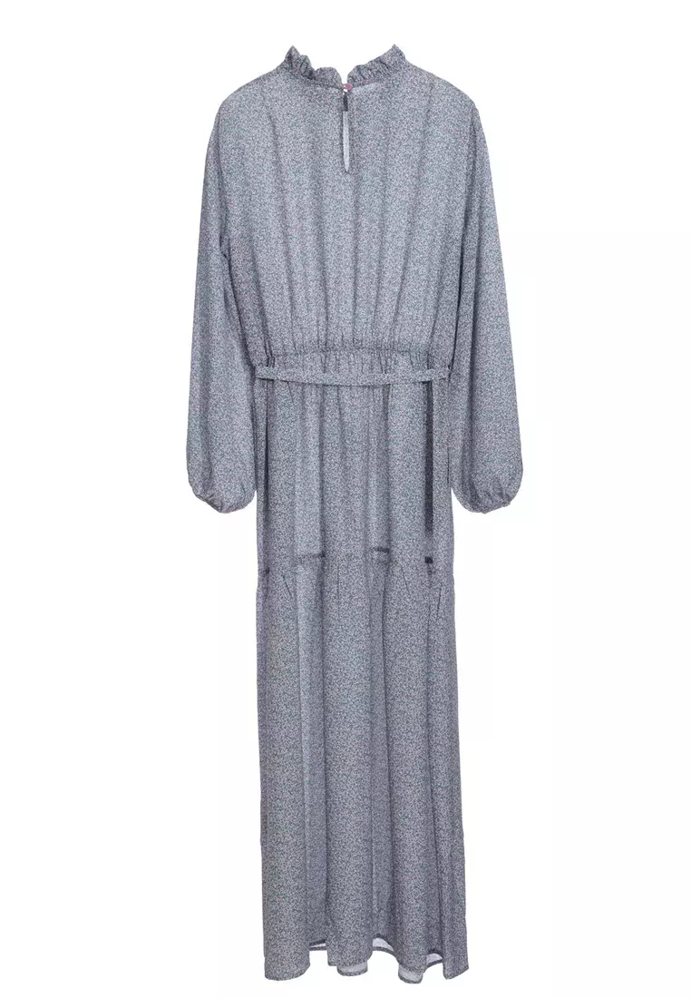 All Over Floral Print Maxi Dress