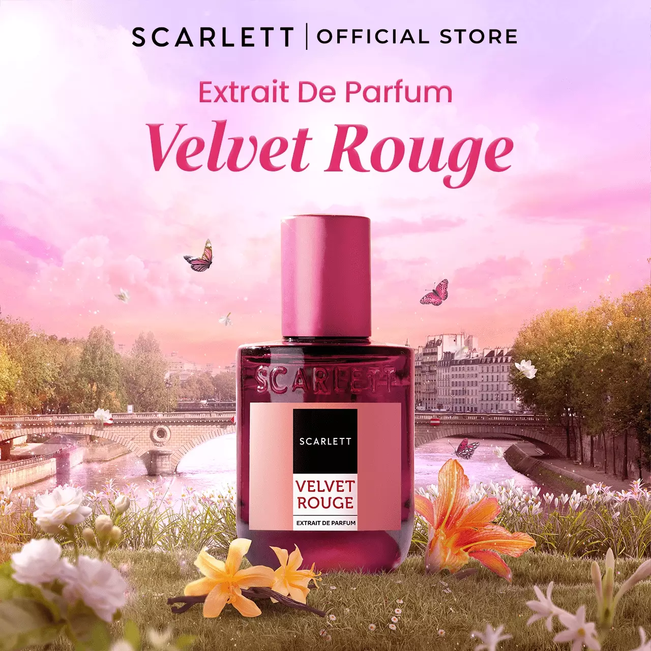 Scarlett Whitening Extrait De Parfum Velvet Rouge 30ml