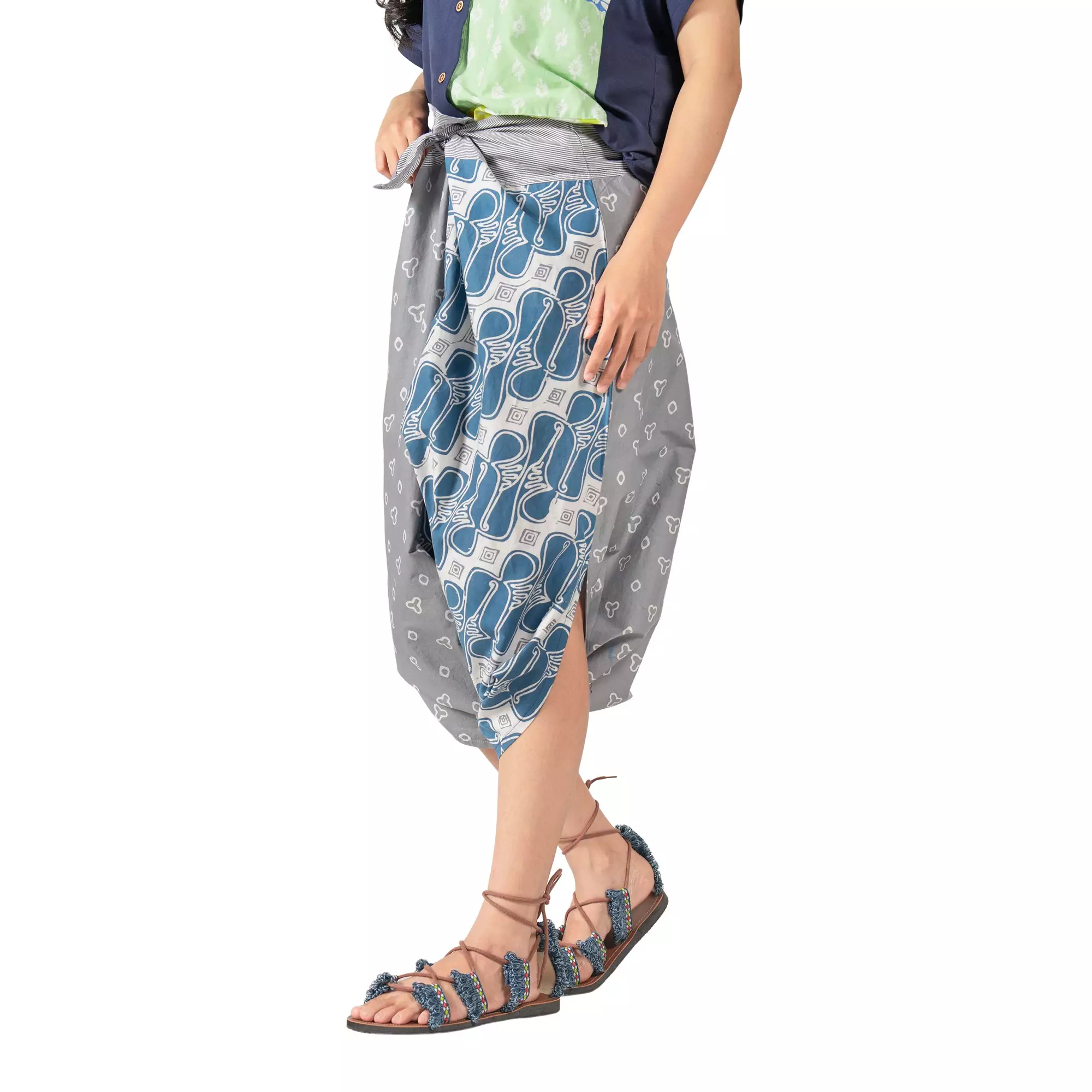 Celana Batik Wanita - Bawahan Batik - Bhatara Batik Mentari Pants - Celana Batik Etnik Modern