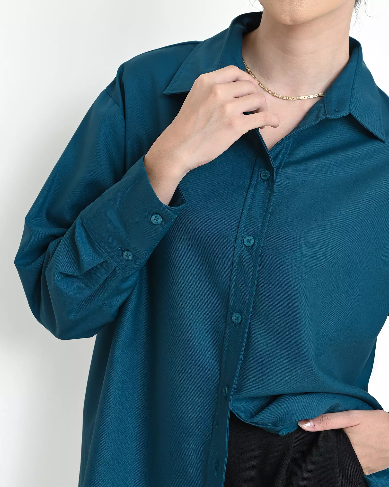 Geulis.id ALDA DRESS / DRESS ANAK - PRUSSIAN