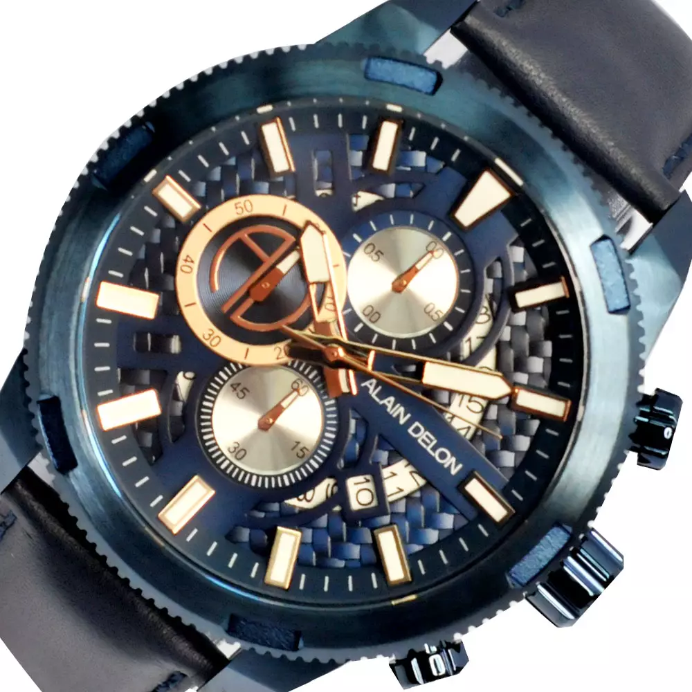 Jam Tangan Alain Delon Jam Tangan Pria AD430-1882C Original