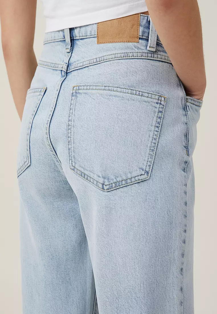 Buy Cotton On Slim Straight Jeans Asia Fit Online | ZALORA Malaysia