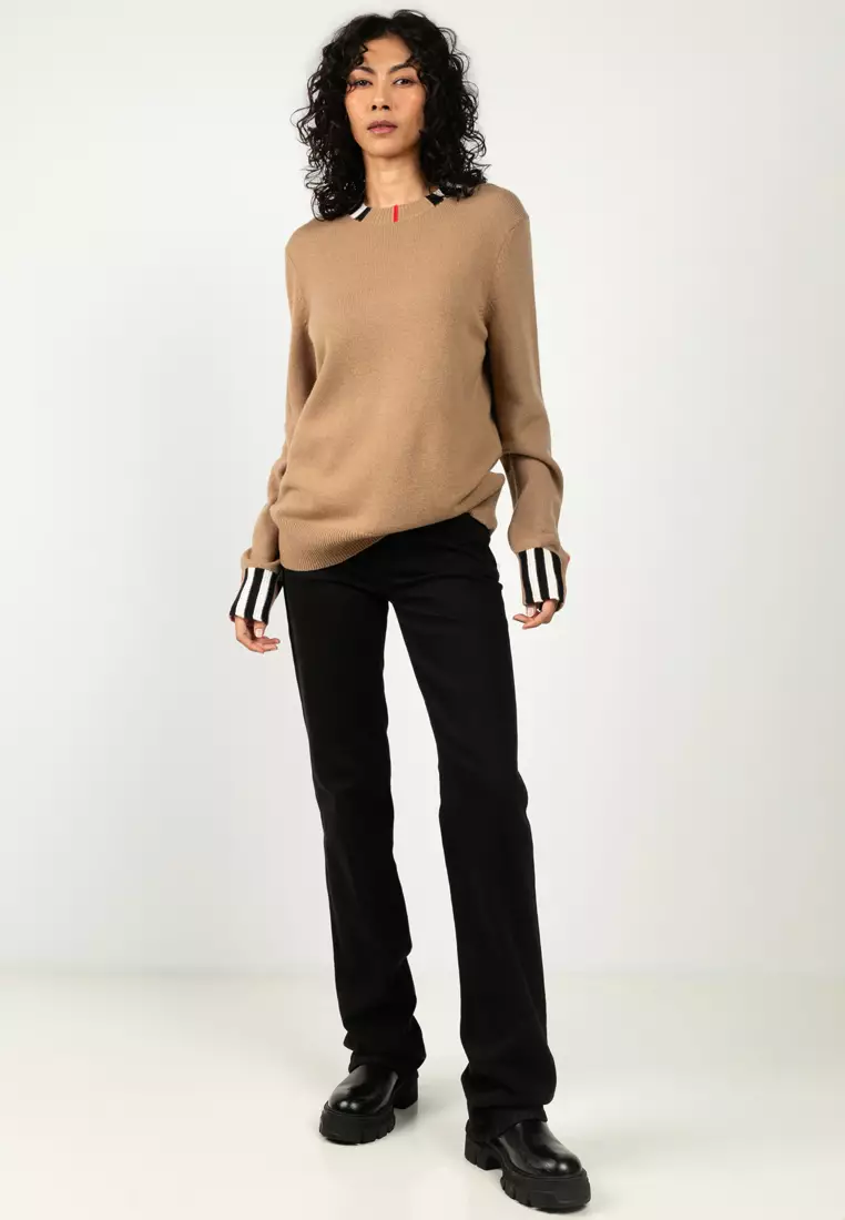 Eyre Check Detail Sweater (nt)