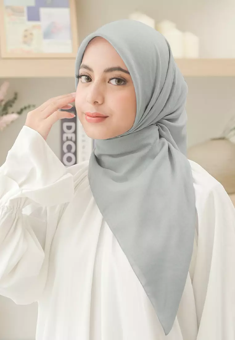 Theya Voal Square Grey Griss NEW