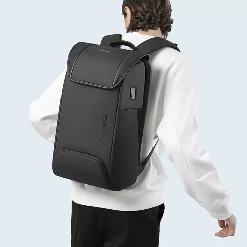 Bange BG7276 Tas Ransel Backpack Laptop Kerja pria 15.6 Inch USB - BLACK