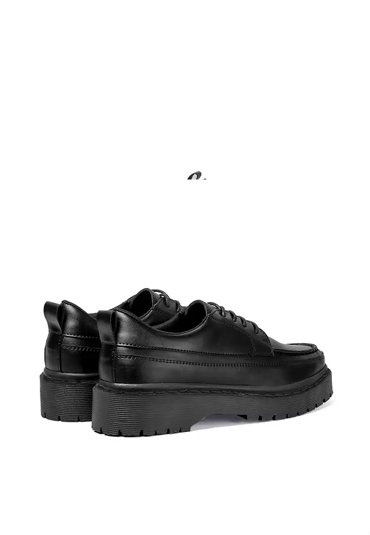 Lvnatica Versatilist Full Black Dress Shoes
