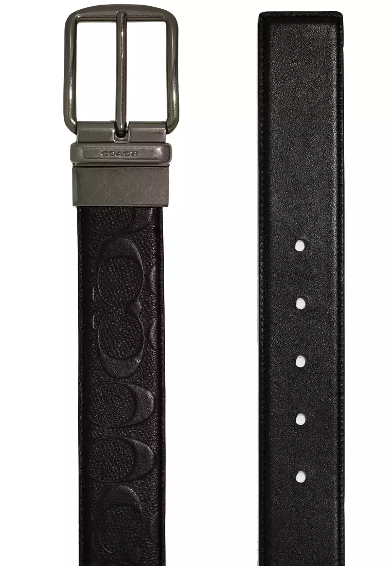 Buy COACH Coach Harness Buckle Cut To Size Reversible Belt, 38 Mm in ...