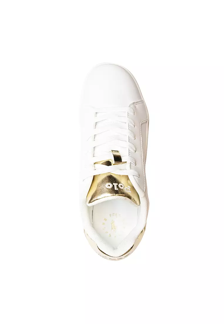 Heritage Court Iii Sneaker- White/Gold (591100)