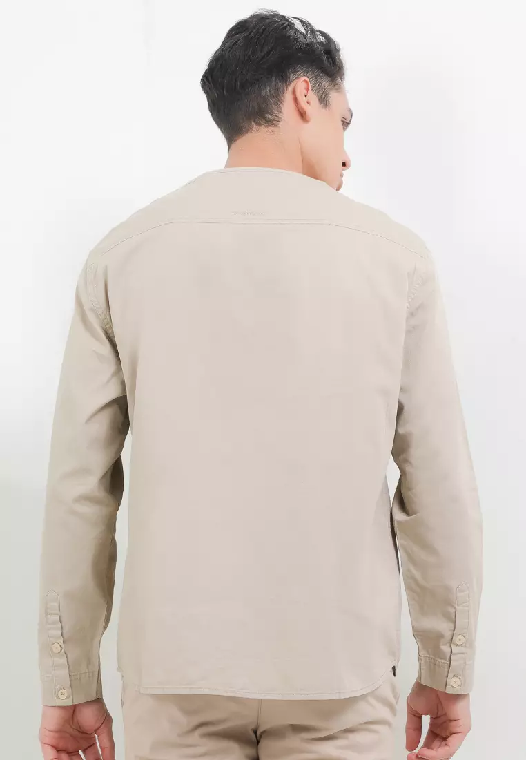 Cj Kemeja Koko Lengan Panjang