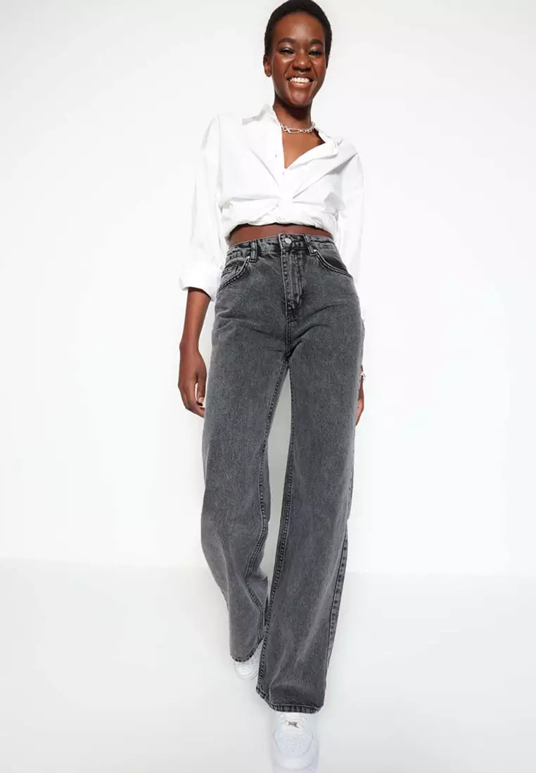 High Waist Wide Leg Jeans