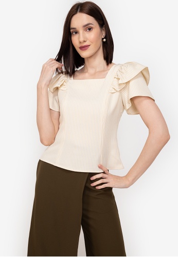 ZALORA WORK multi Nursing Ruffle Detail Top 29D22AA035D732GS_1