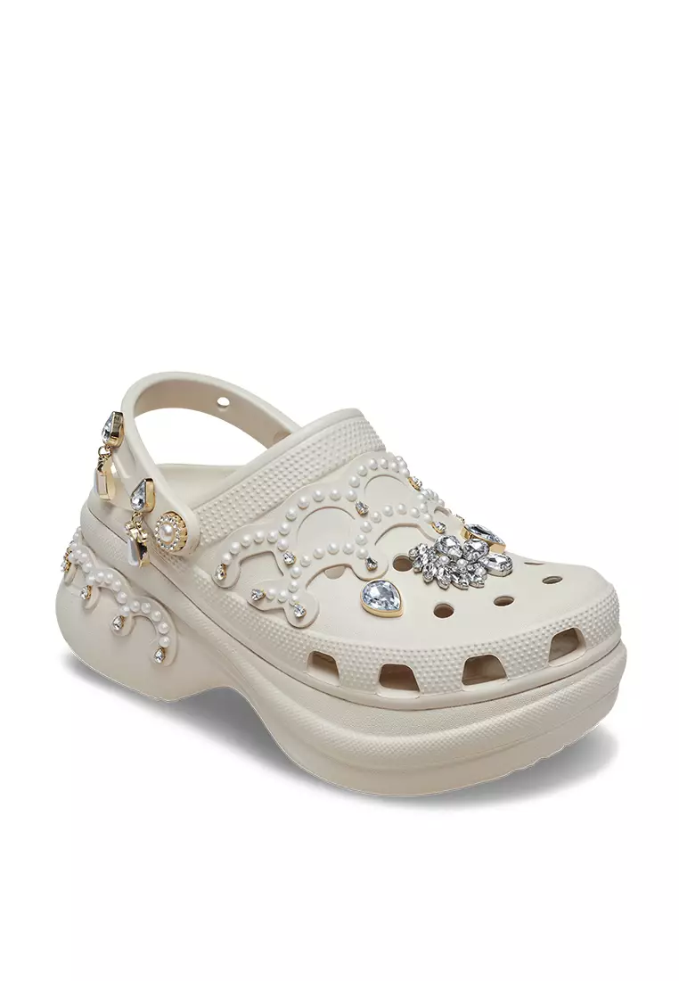 Crocs Women Bae Pinnacle Embellished Clog - Frappe