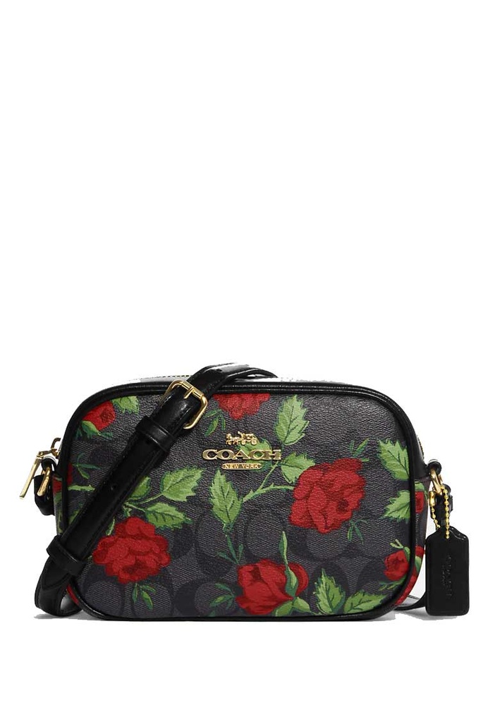 Coach COACH Mini Jamie Camera Bag In Signature Canvas With Fairytale