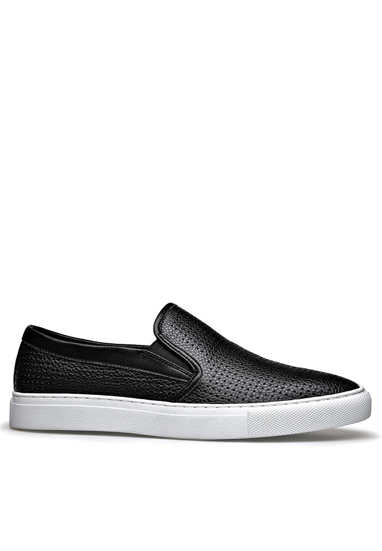 Hollowed Out Style Leather Slip-Ons YQ115804-21