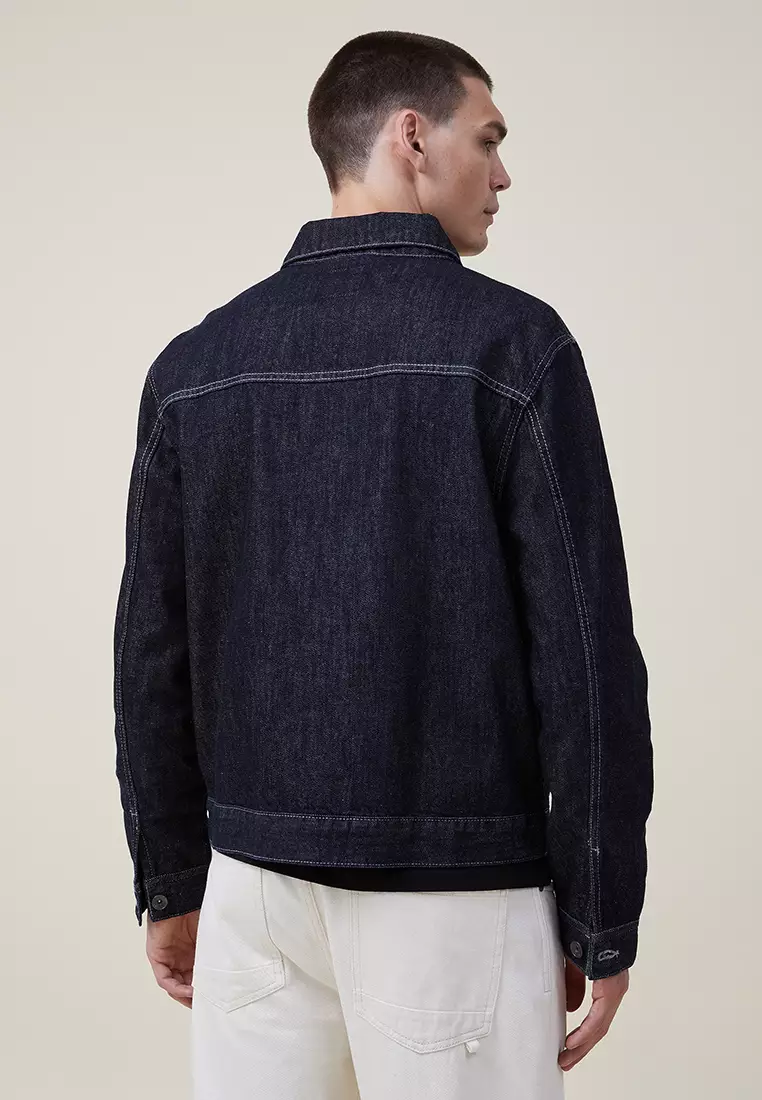 Jaket jeans cotton on sale on