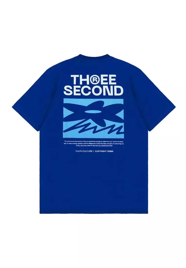 3Second Men's T-Shirt Short Sleeve Regular Fit Cotton Colmar OL-C260425