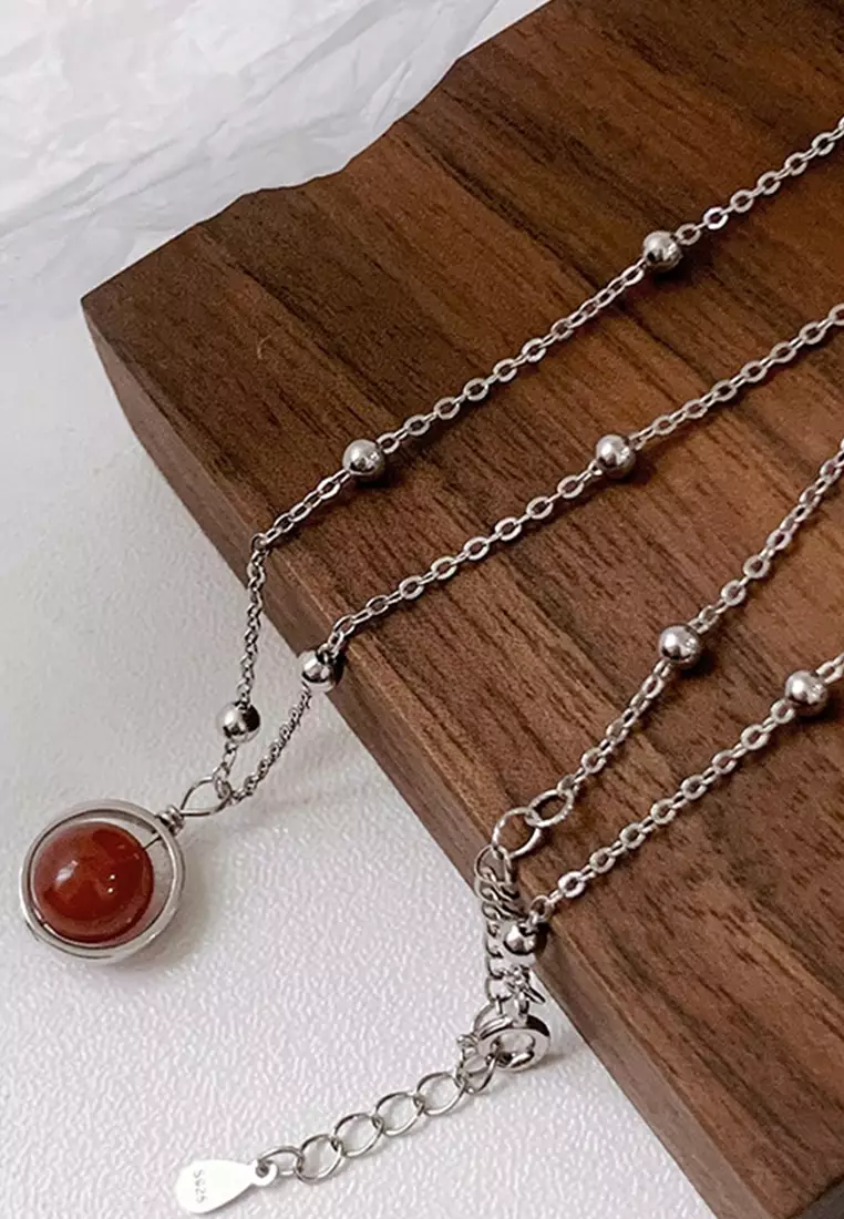 Agate hot sale necklace jewelry