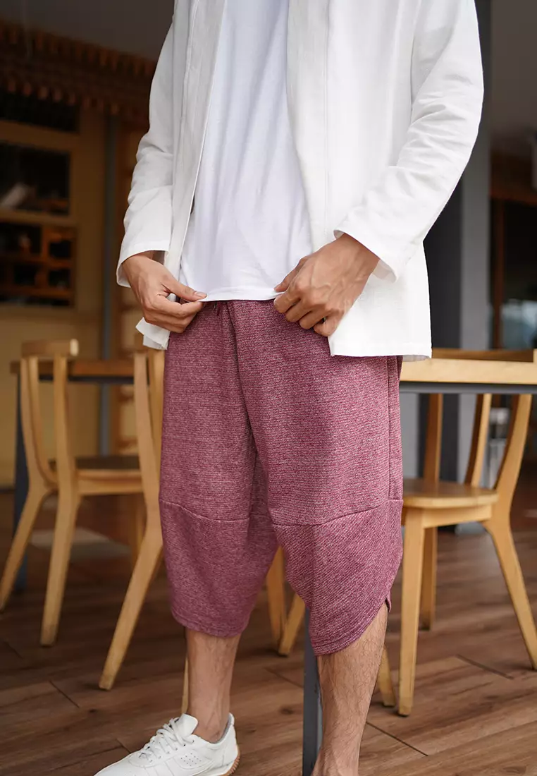 Japanese Pants Ken 2 Tone Maroon