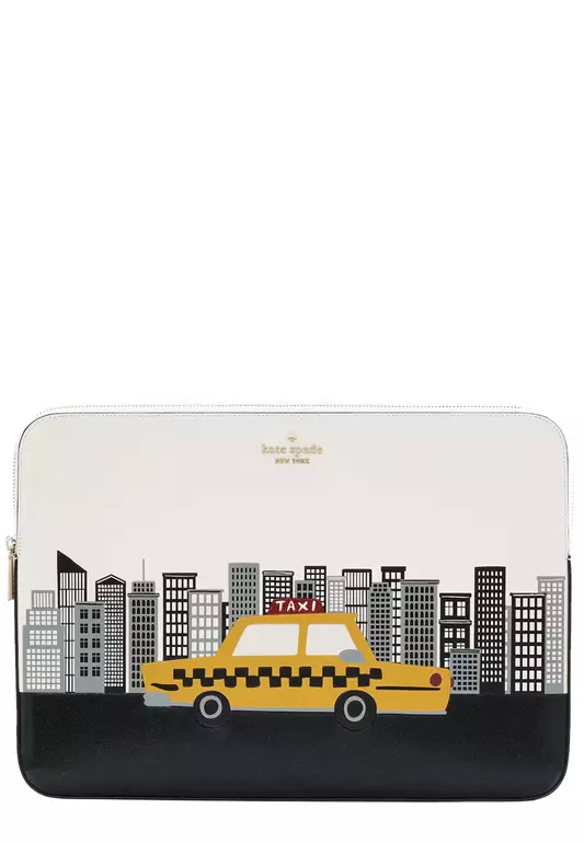 NYC Big Apple Universal Laptop Sleeve in Meringue Multi KJ061