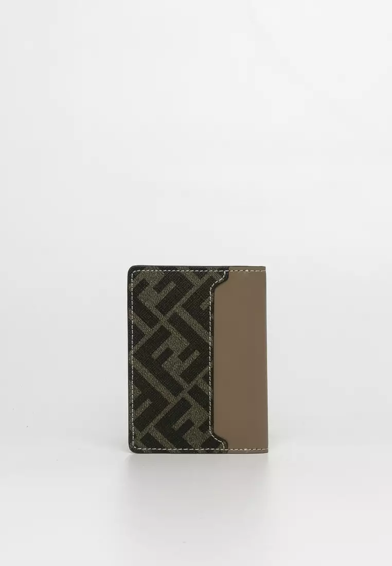 Fendi card discount holder grey