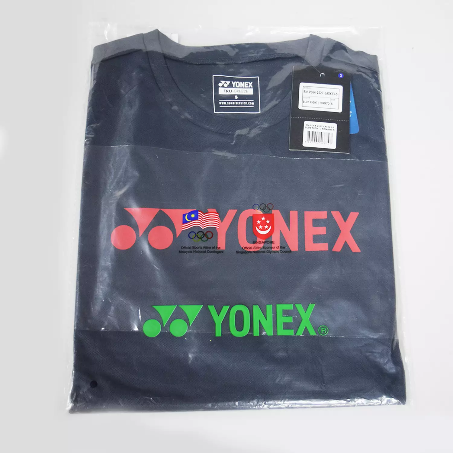 Baju Yonex RM-P064-2527-EASY23 Blue Night/Tomato