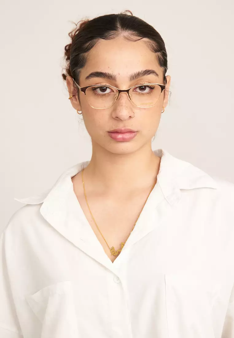 SS1943 (C3-Black & Gold) Anti-Radiation Computer Eyeglasses for Women