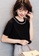 Sunnydaysweety black Korean Style Woolen Beaded Ultra-Thin Top A21031903BK C45B5AA89FE502GS_3