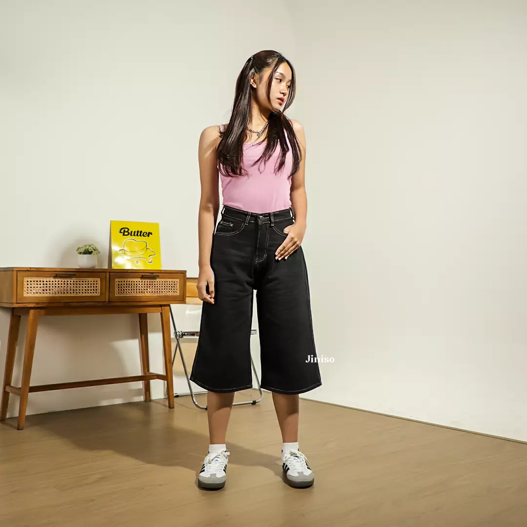 Jorts Baggy Short Jeans 300 SKATER