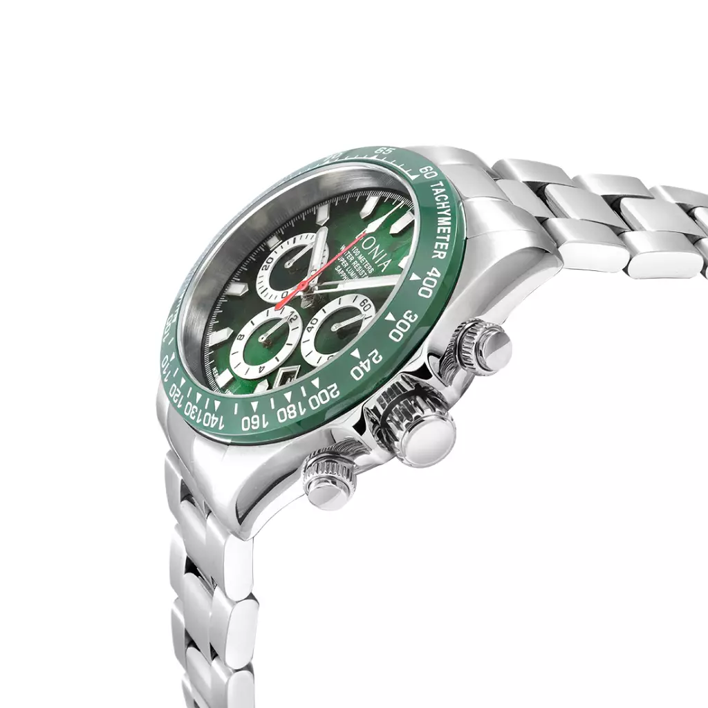 Jam Tangan Pria Bonia Automatic Chronograph B10888-1392LE Original