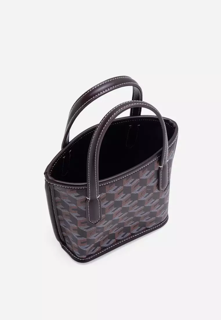 Russo Micro Tote Bag Chestnut Brown