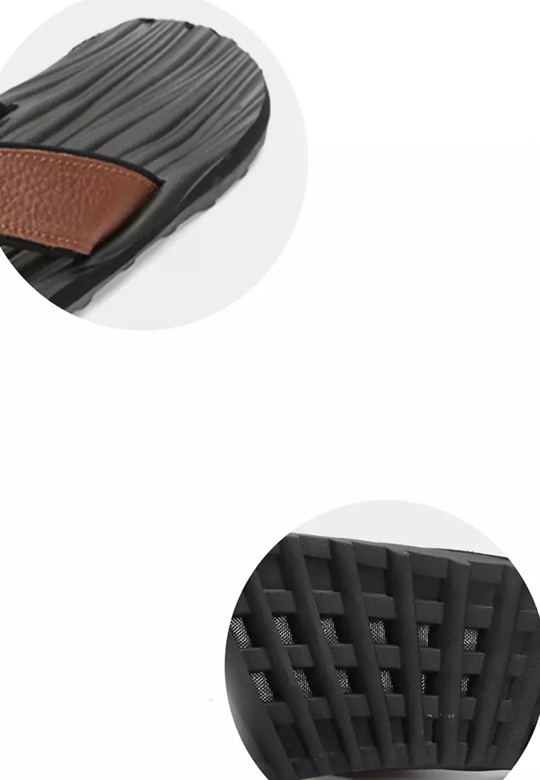 Elegant upper Suede sandals