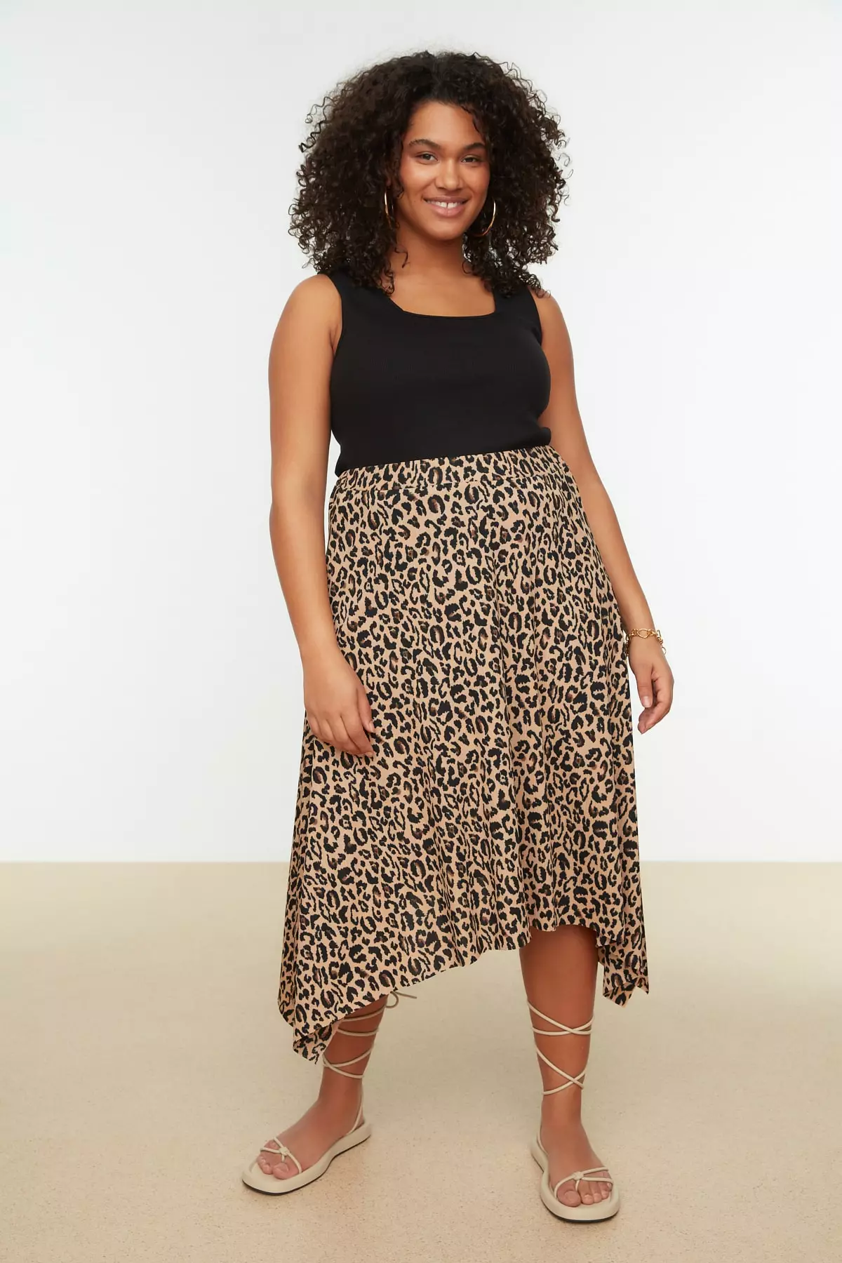 Plus Size Square Neck Tank Top