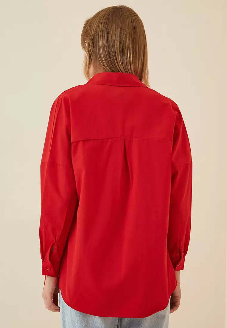 Oversize Long Basic Shirt