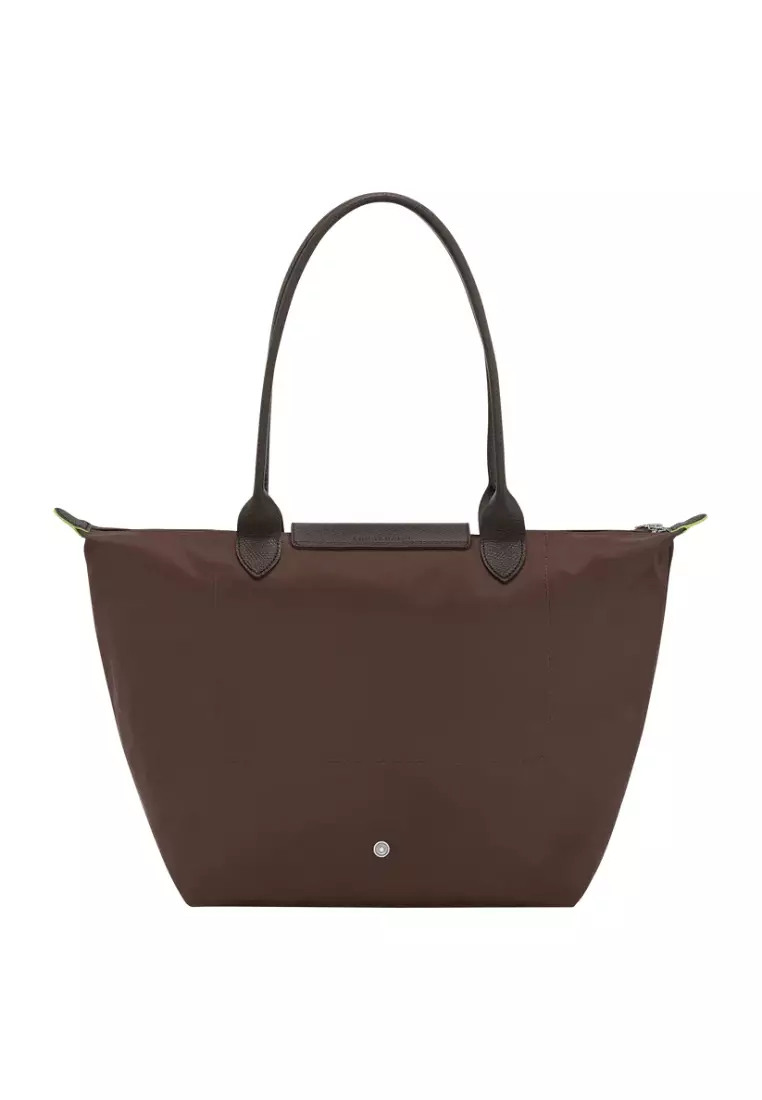 Longchamp Le Pliage Green L Tote Bag Mocha