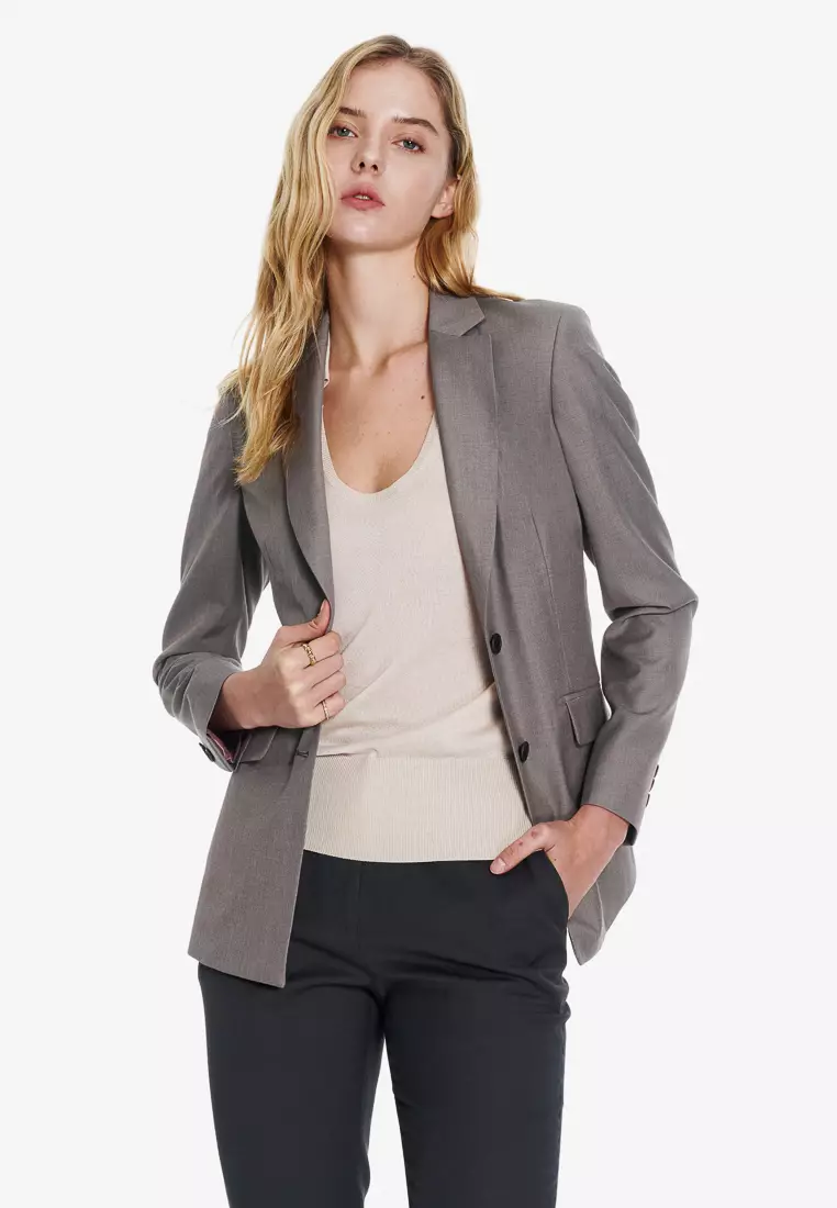 Taupe Slim Fit Suit