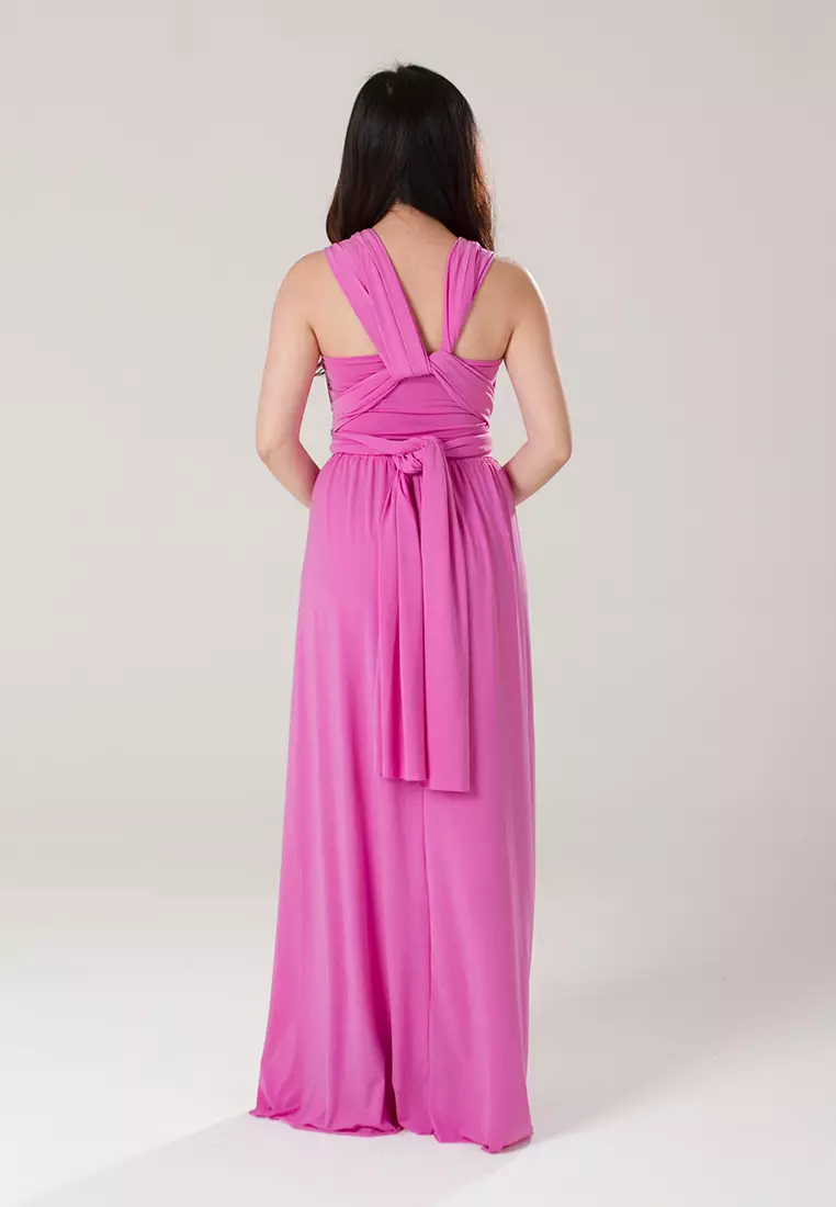 Jual BAYSIC Classic Convertible Multiway Dress Purple Original