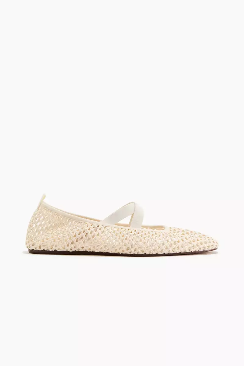 Braided ballet flats