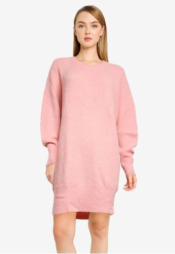 niko and ... pink Casual Knit Dress 104AAAA60282F1GS_1